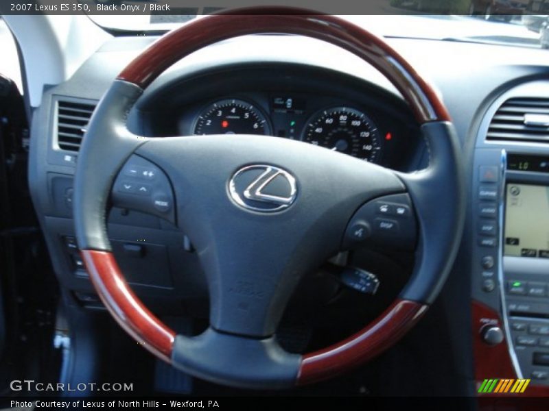 Black Onyx / Black 2007 Lexus ES 350