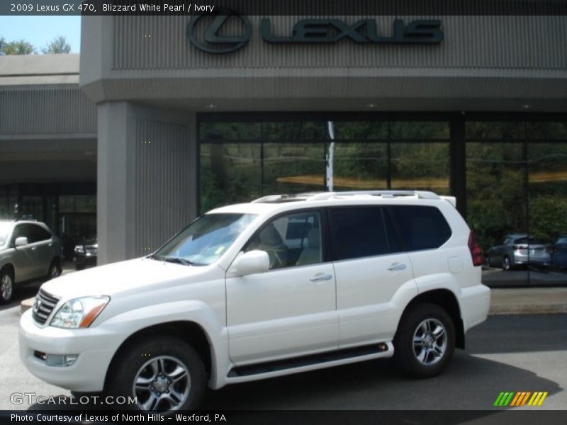 Blizzard White Pearl / Ivory 2009 Lexus GX 470