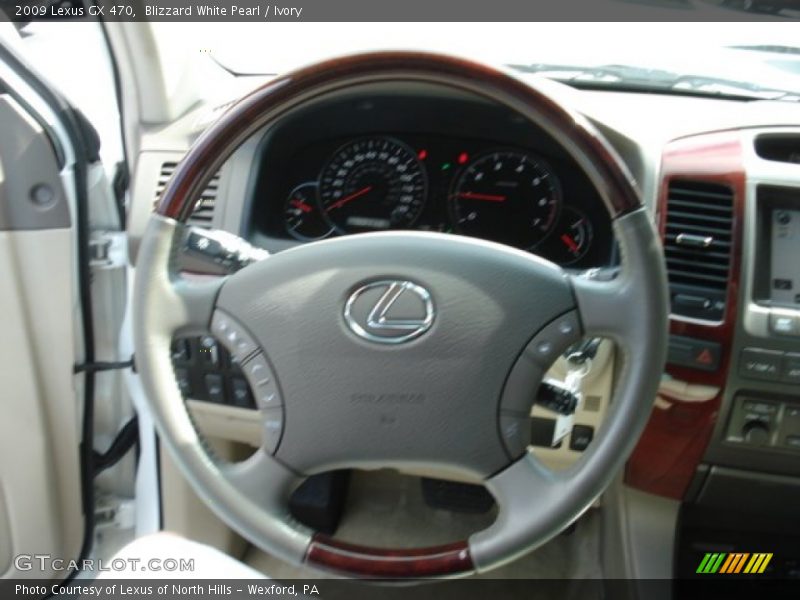 Blizzard White Pearl / Ivory 2009 Lexus GX 470