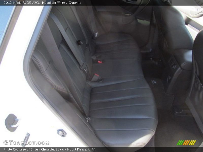 Moonlight White / Graphite 2012 Infiniti FX 35 AWD