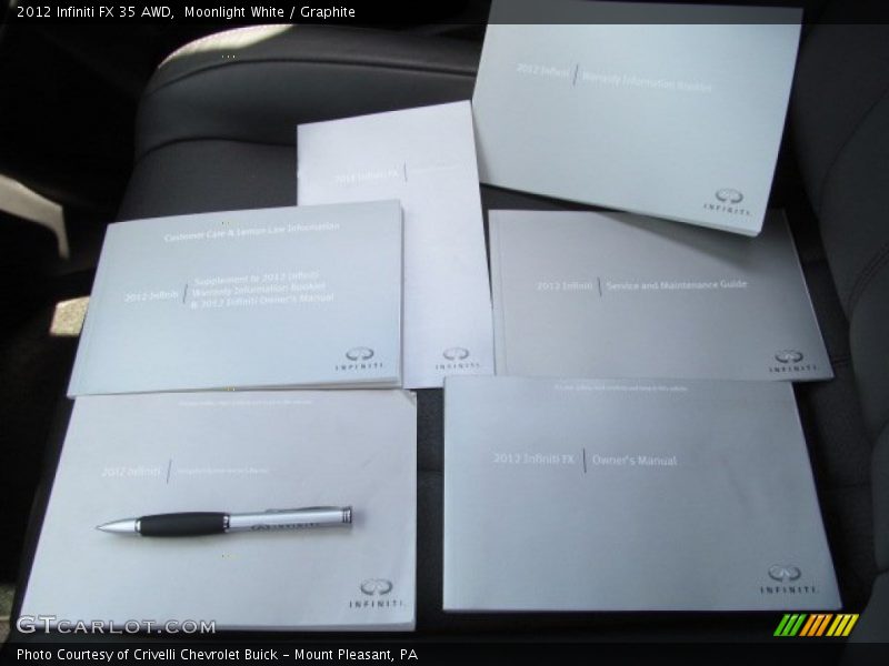 Books/Manuals of 2012 FX 35 AWD
