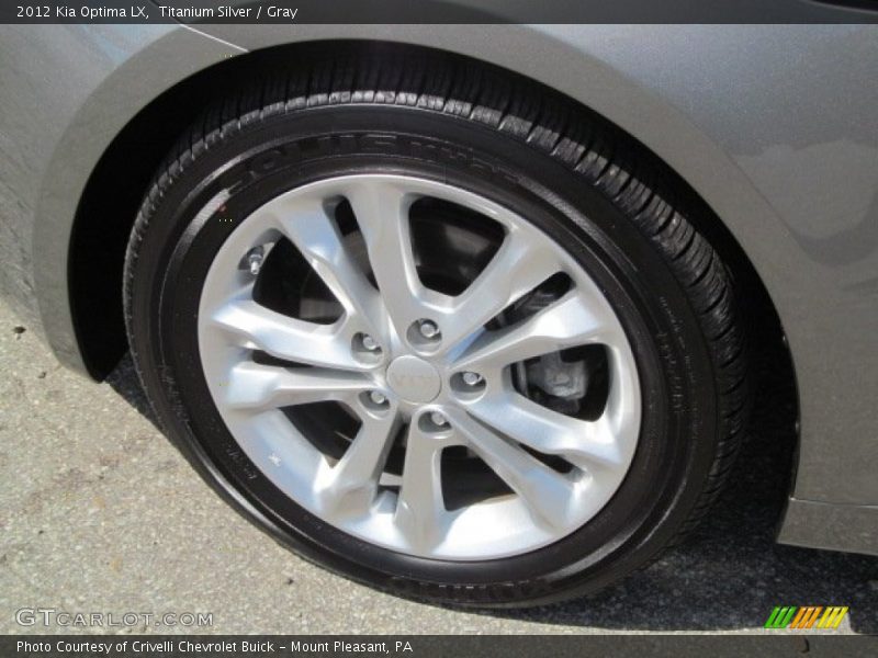 Titanium Silver / Gray 2012 Kia Optima LX