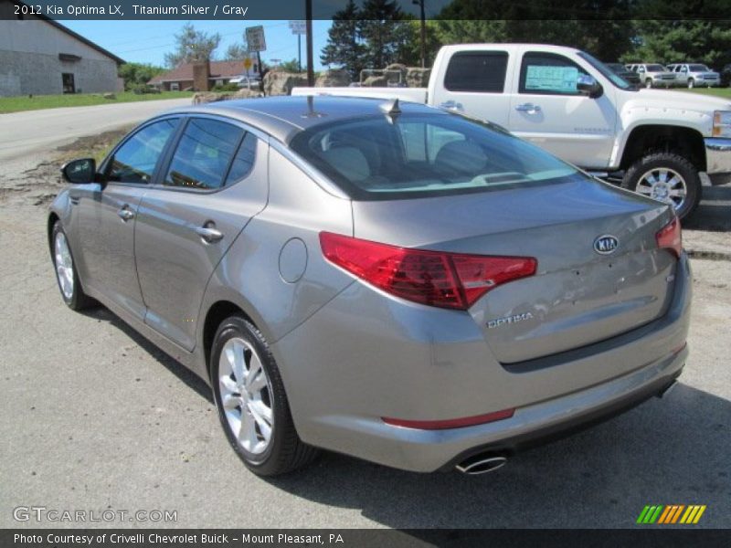 Titanium Silver / Gray 2012 Kia Optima LX