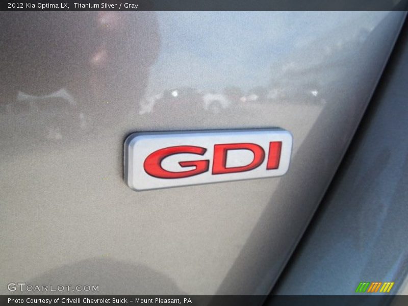 Titanium Silver / Gray 2012 Kia Optima LX