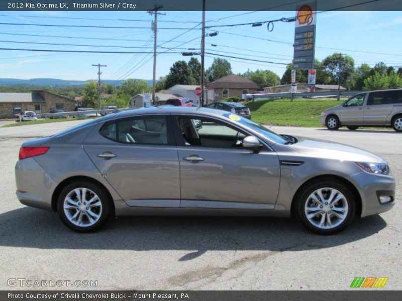 Titanium Silver / Gray 2012 Kia Optima LX