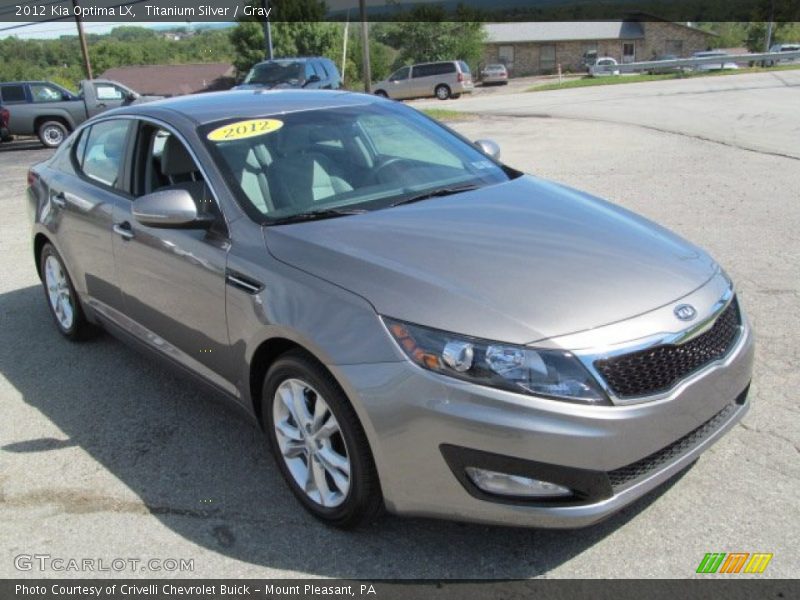 Titanium Silver / Gray 2012 Kia Optima LX