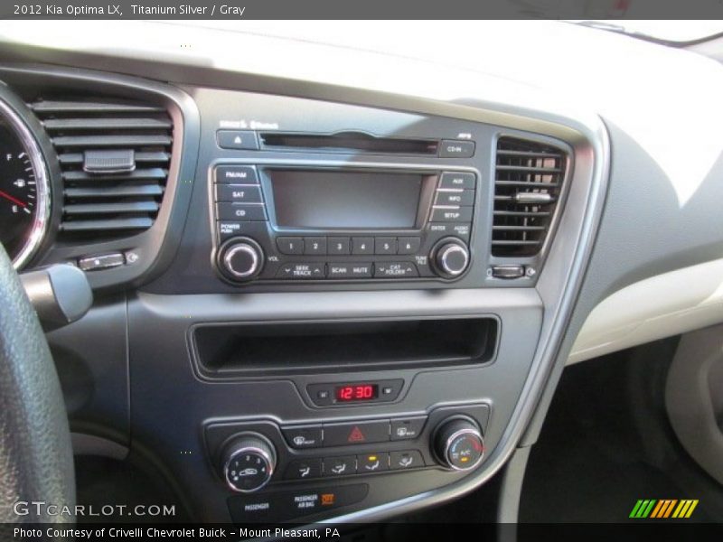 Titanium Silver / Gray 2012 Kia Optima LX