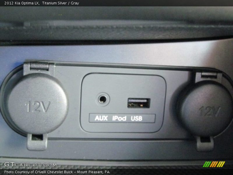 Titanium Silver / Gray 2012 Kia Optima LX