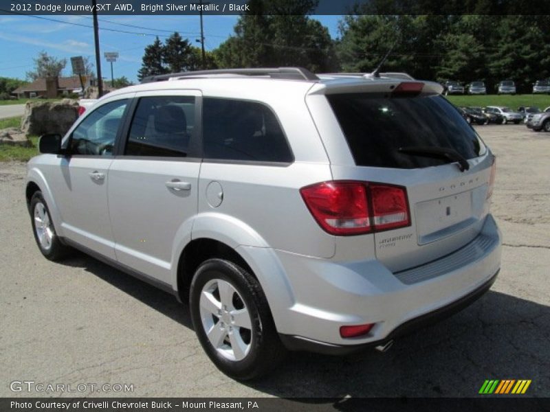 Bright Silver Metallic / Black 2012 Dodge Journey SXT AWD