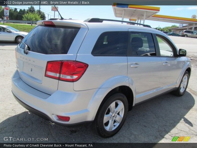 Bright Silver Metallic / Black 2012 Dodge Journey SXT AWD
