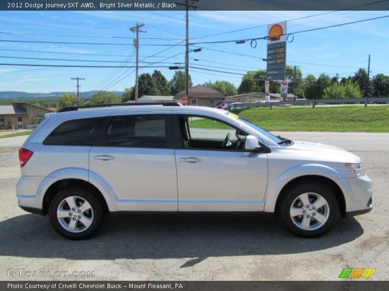 Bright Silver Metallic / Black 2012 Dodge Journey SXT AWD