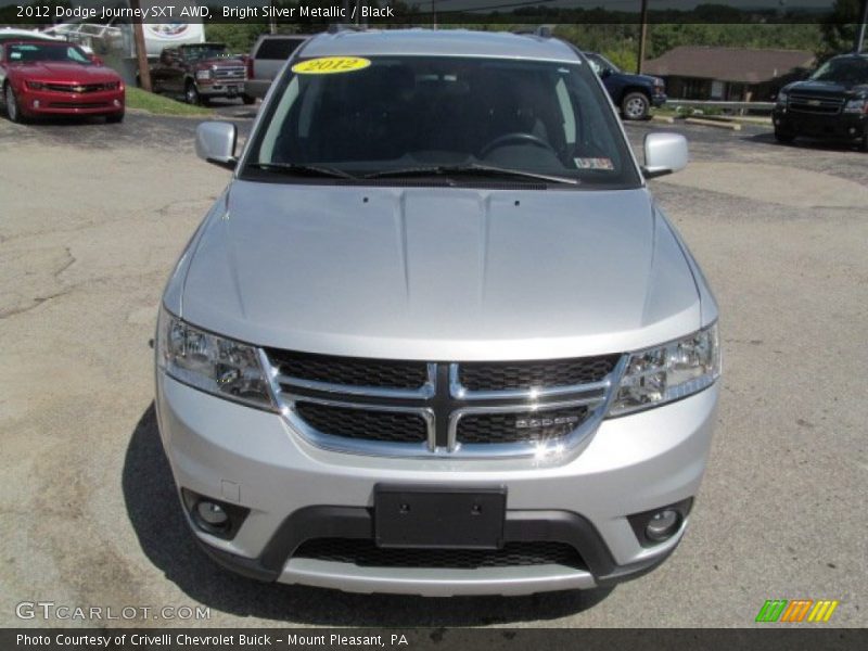 Bright Silver Metallic / Black 2012 Dodge Journey SXT AWD