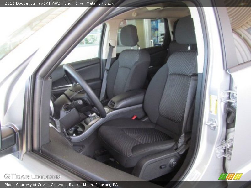 Bright Silver Metallic / Black 2012 Dodge Journey SXT AWD