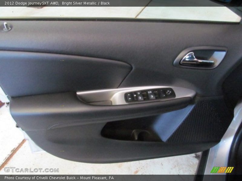Bright Silver Metallic / Black 2012 Dodge Journey SXT AWD