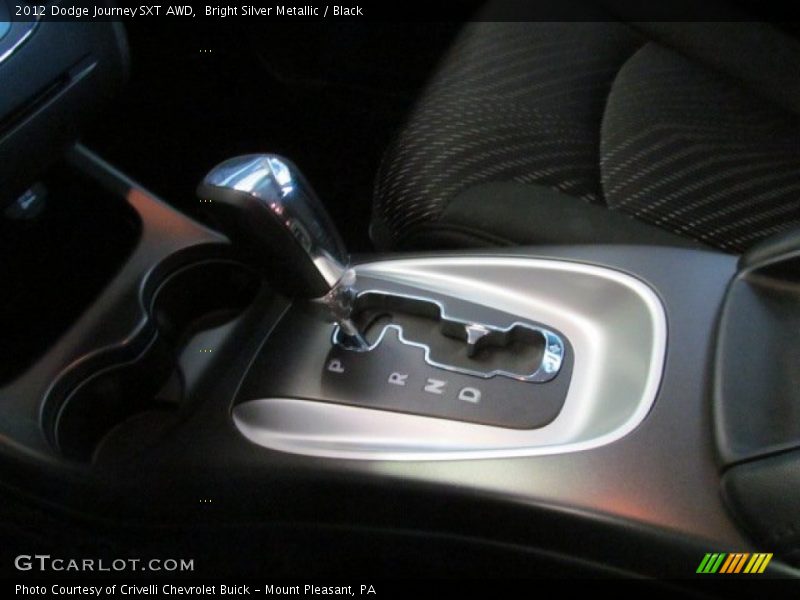 Bright Silver Metallic / Black 2012 Dodge Journey SXT AWD