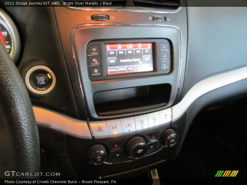 Bright Silver Metallic / Black 2012 Dodge Journey SXT AWD