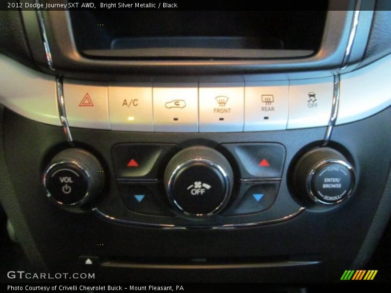 Bright Silver Metallic / Black 2012 Dodge Journey SXT AWD