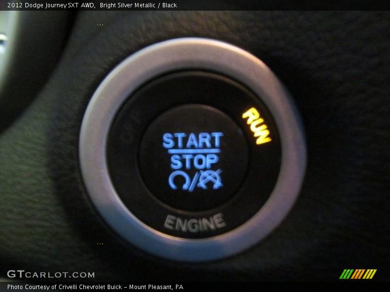 Bright Silver Metallic / Black 2012 Dodge Journey SXT AWD
