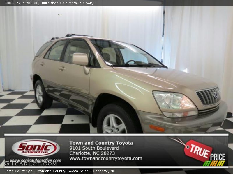 Burnished Gold Metallic / Ivory 2002 Lexus RX 300