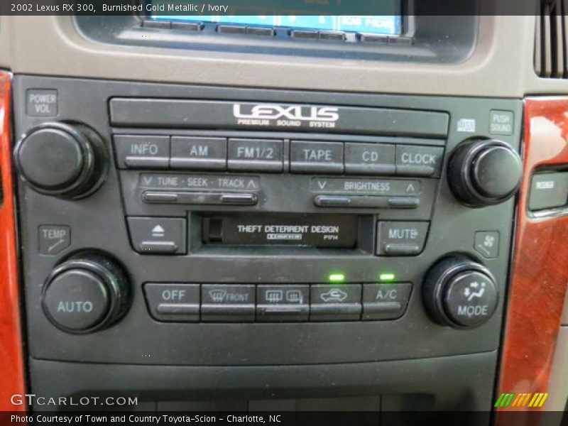 Burnished Gold Metallic / Ivory 2002 Lexus RX 300