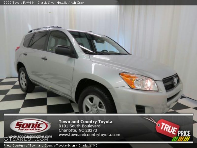 Classic Silver Metallic / Ash Gray 2009 Toyota RAV4 I4