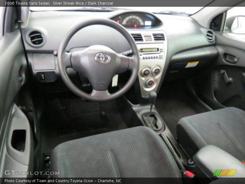 Silver Streak Mica / Dark Charcoal 2008 Toyota Yaris Sedan