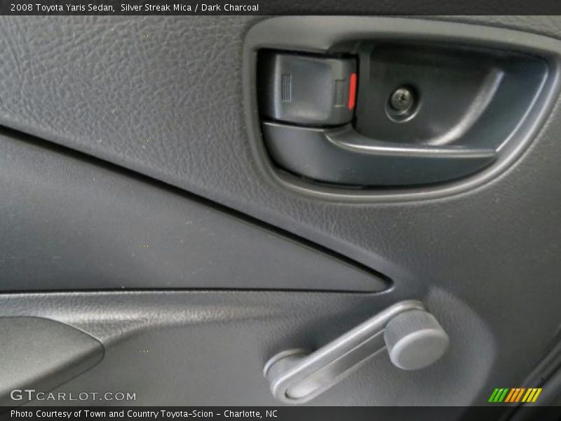 Silver Streak Mica / Dark Charcoal 2008 Toyota Yaris Sedan
