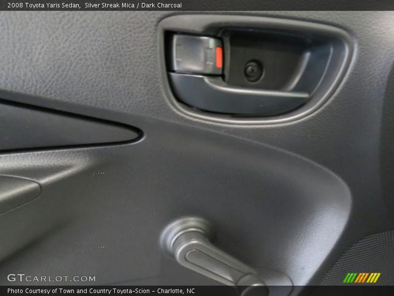 Silver Streak Mica / Dark Charcoal 2008 Toyota Yaris Sedan