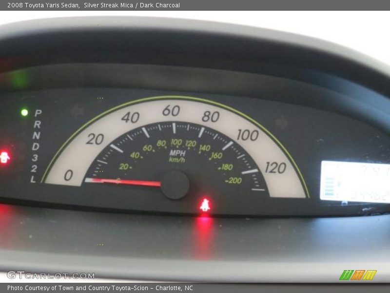 Silver Streak Mica / Dark Charcoal 2008 Toyota Yaris Sedan
