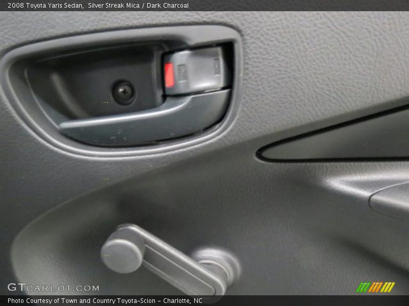 Silver Streak Mica / Dark Charcoal 2008 Toyota Yaris Sedan