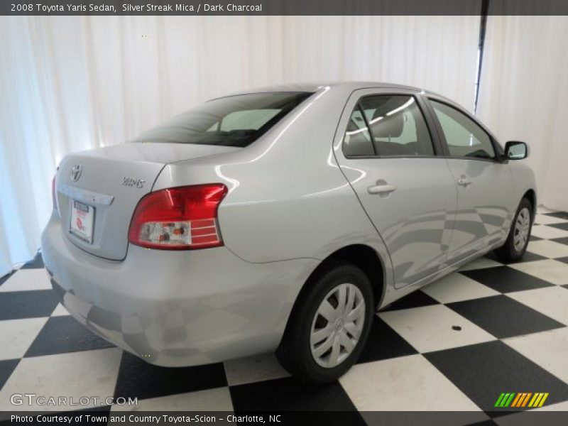 Silver Streak Mica / Dark Charcoal 2008 Toyota Yaris Sedan