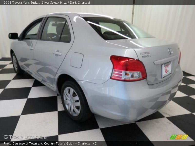 Silver Streak Mica / Dark Charcoal 2008 Toyota Yaris Sedan