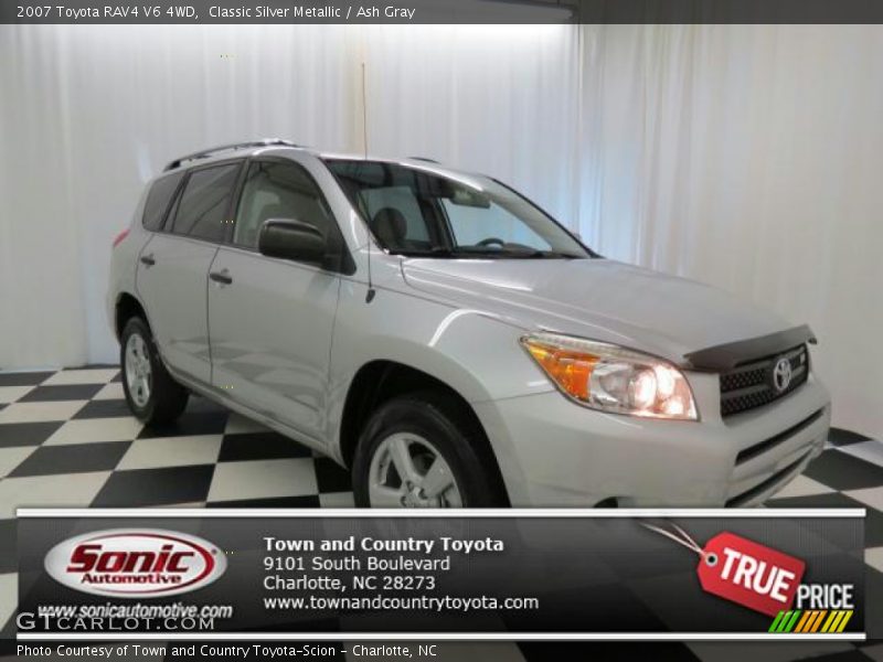 Classic Silver Metallic / Ash Gray 2007 Toyota RAV4 V6 4WD