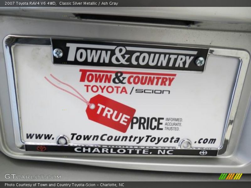 Classic Silver Metallic / Ash Gray 2007 Toyota RAV4 V6 4WD