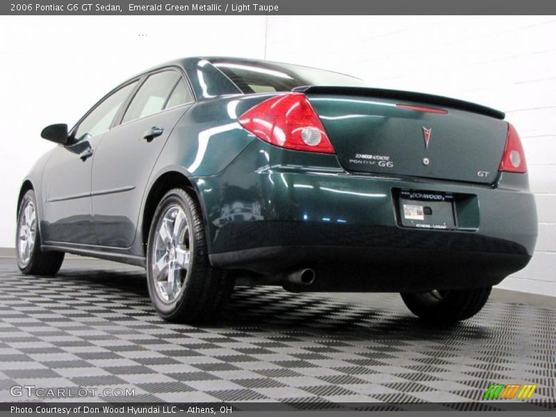Emerald Green Metallic / Light Taupe 2006 Pontiac G6 GT Sedan