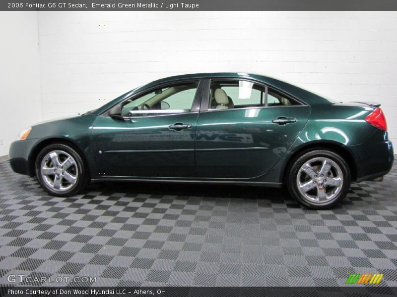 Emerald Green Metallic / Light Taupe 2006 Pontiac G6 GT Sedan
