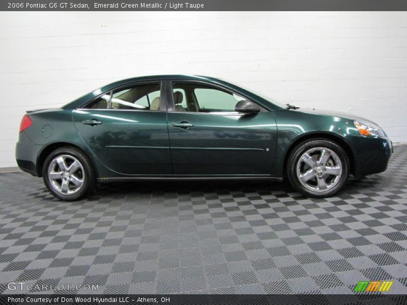 Emerald Green Metallic / Light Taupe 2006 Pontiac G6 GT Sedan