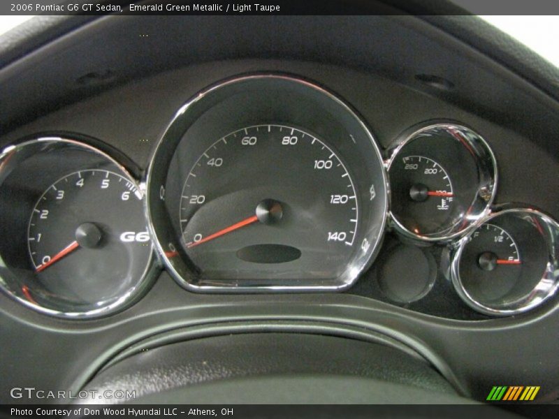 Emerald Green Metallic / Light Taupe 2006 Pontiac G6 GT Sedan