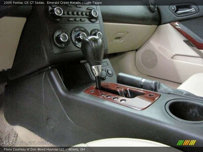 Emerald Green Metallic / Light Taupe 2006 Pontiac G6 GT Sedan