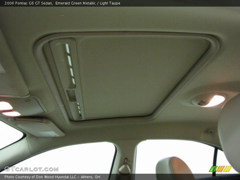 Emerald Green Metallic / Light Taupe 2006 Pontiac G6 GT Sedan