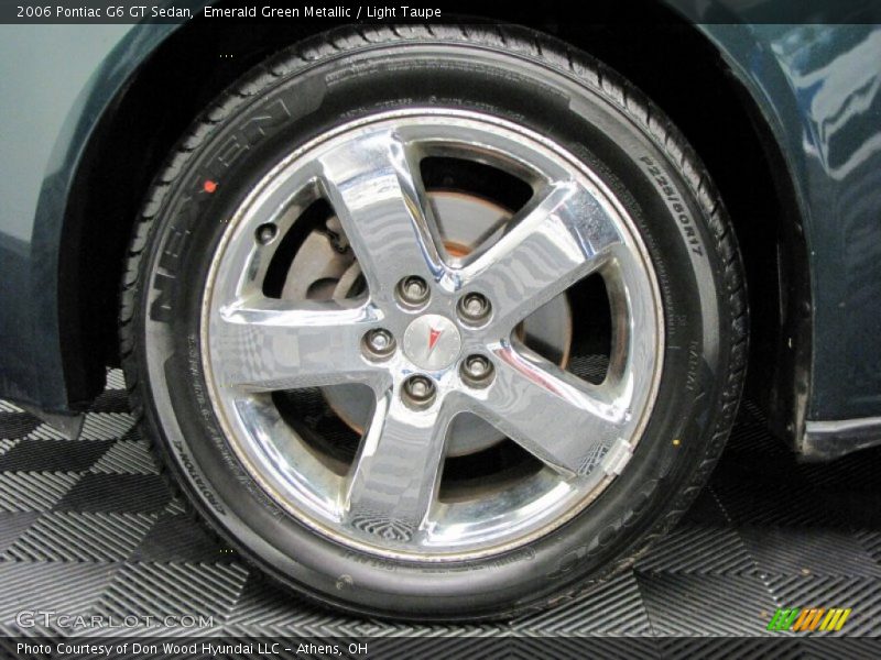Emerald Green Metallic / Light Taupe 2006 Pontiac G6 GT Sedan