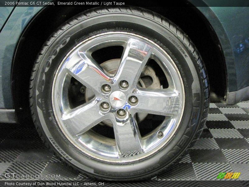 Emerald Green Metallic / Light Taupe 2006 Pontiac G6 GT Sedan