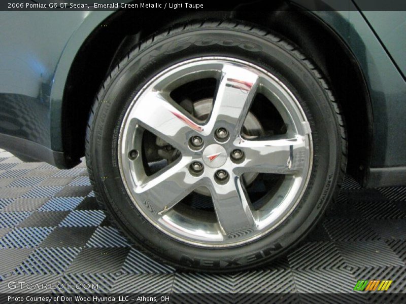 Emerald Green Metallic / Light Taupe 2006 Pontiac G6 GT Sedan