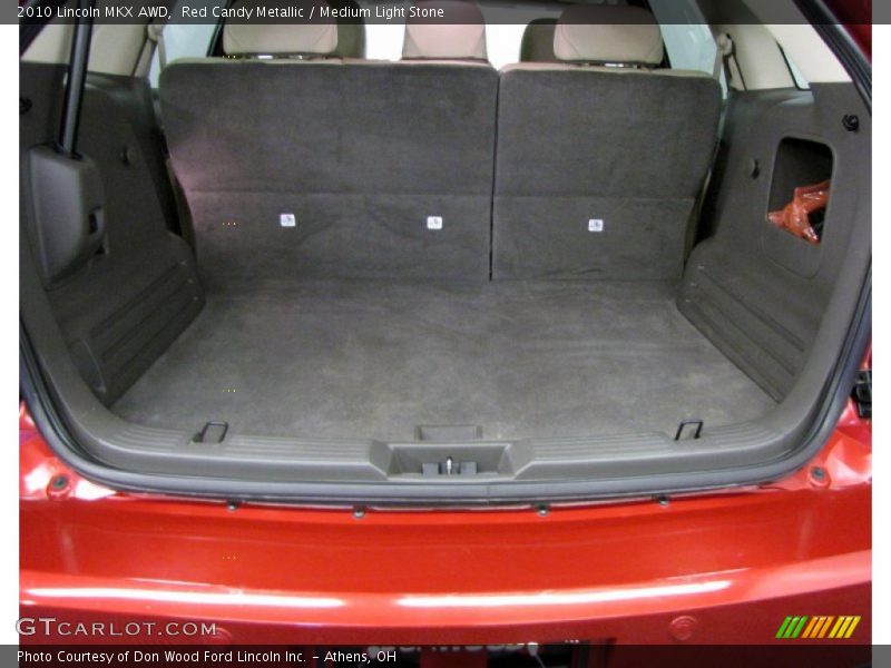 Red Candy Metallic / Medium Light Stone 2010 Lincoln MKX AWD
