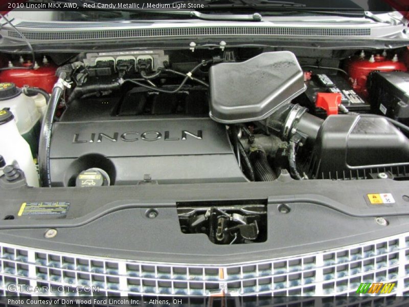 Red Candy Metallic / Medium Light Stone 2010 Lincoln MKX AWD