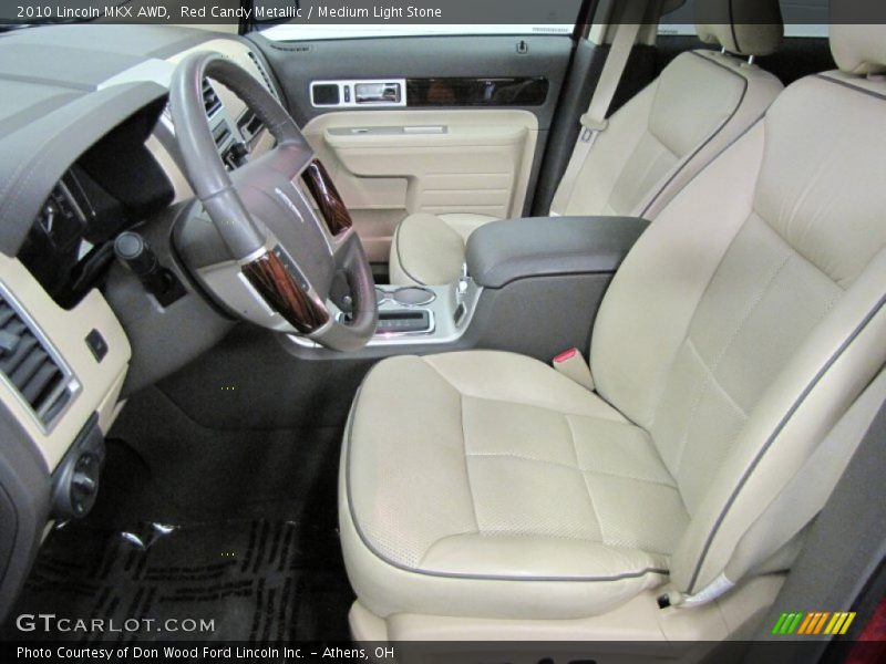 Red Candy Metallic / Medium Light Stone 2010 Lincoln MKX AWD