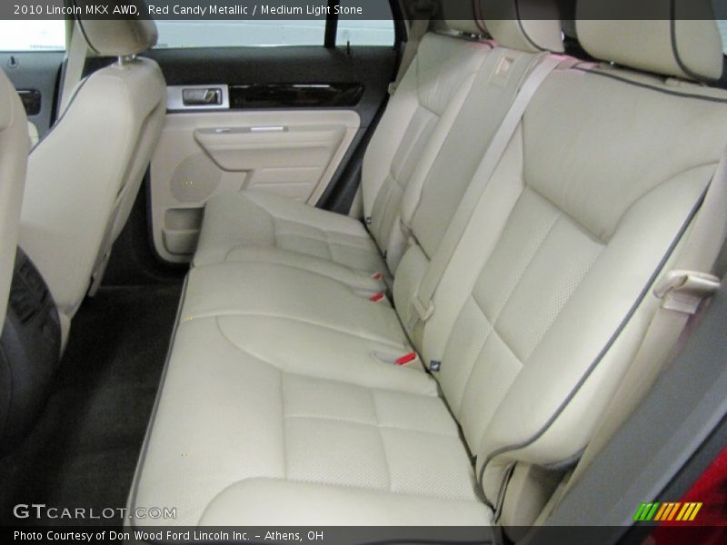 Red Candy Metallic / Medium Light Stone 2010 Lincoln MKX AWD