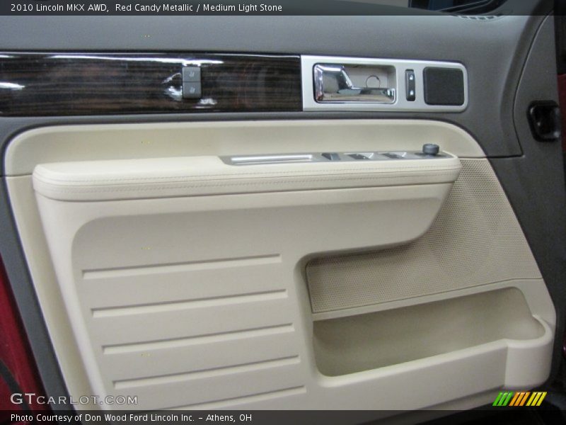 Red Candy Metallic / Medium Light Stone 2010 Lincoln MKX AWD