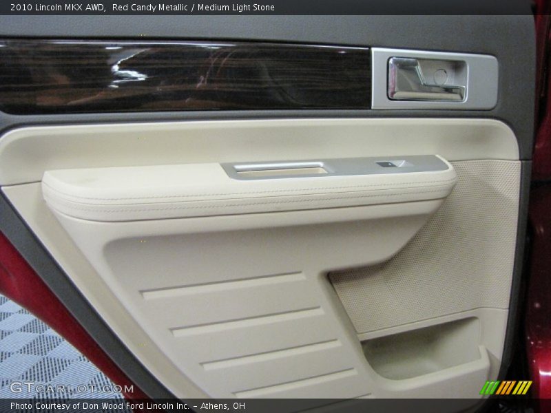 Red Candy Metallic / Medium Light Stone 2010 Lincoln MKX AWD