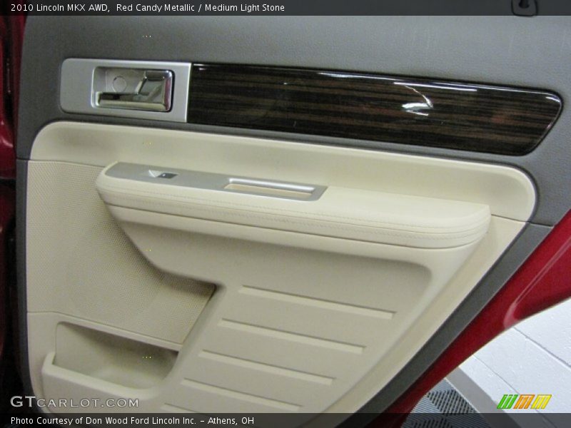 Red Candy Metallic / Medium Light Stone 2010 Lincoln MKX AWD